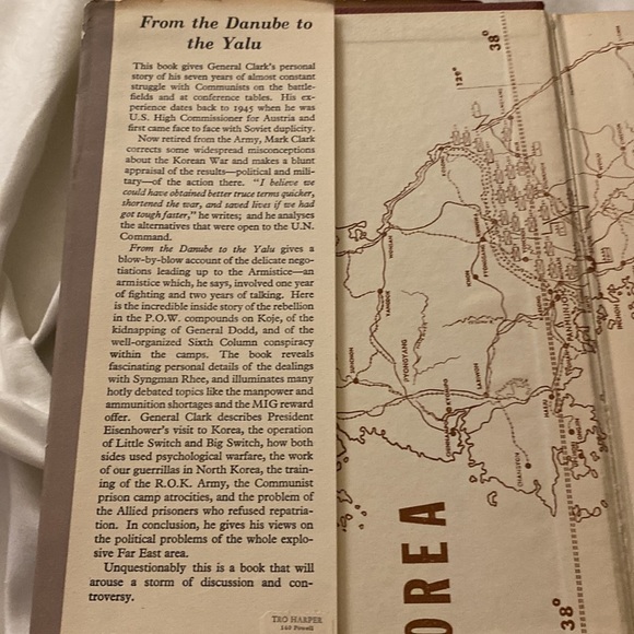 FROM THE DANUBE THROUGH YALU TO THE YALU - GENERAL MARK CLARK  HARDBACK GUC - Picture 3 of 4